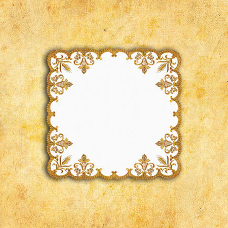 Cubierta 45x45 ricamente bordada para la iglesia