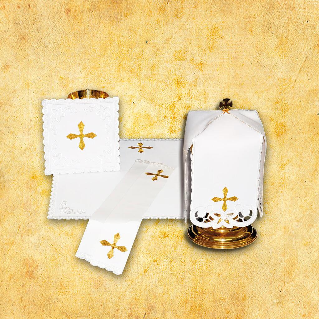 Conjunto de ropa de altar para el cáliz