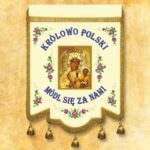 bandera eclesiástica Reina de Polonia