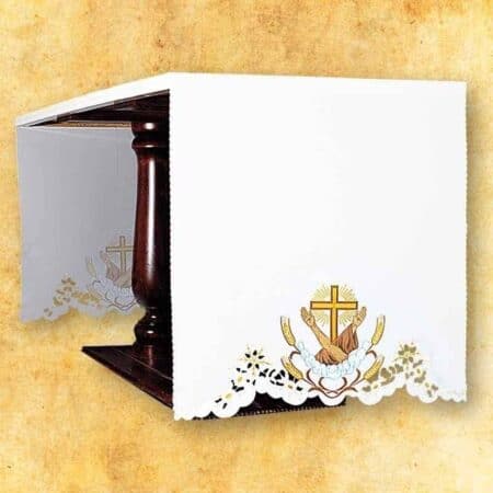 Mantel de altar bordado franciscano