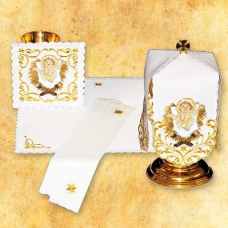 Conjunto de ropa de altar para el cáliz Belén