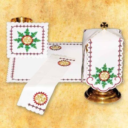 Conjunto de ropa de altar para el cáliz