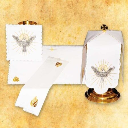 Conjunto de ropa de altar y conopeo para copón Duch San