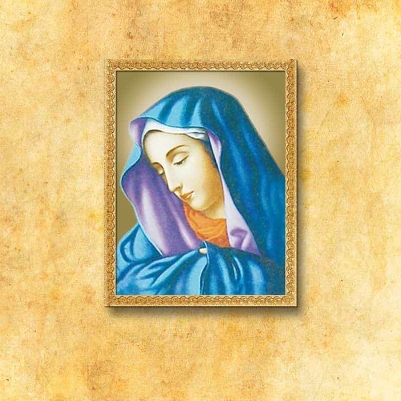 Imagen religiosa sobre tela Virgen María Bolesna Imagen religiosa sobre tela Virgen María Bolesna