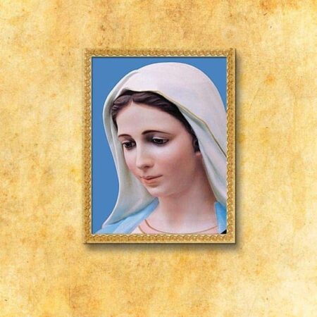 Imagen religiosa sobre tela Virgen María Medjugorie