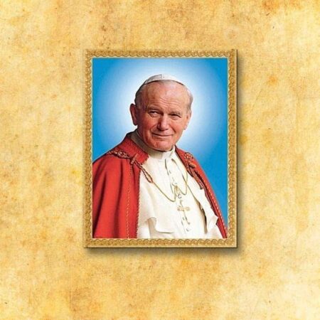 Imagen Religiosa Sobre Tela San Juan Pablo II