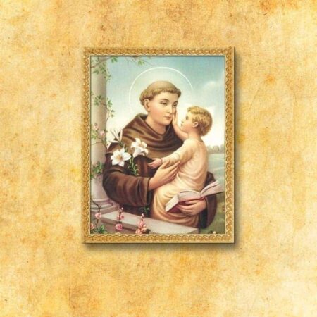 Imagen Religiosa Sobre Tela San Antonio