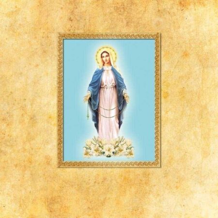 Imagen religiosa sobre tela Madre de Dios del Rosario