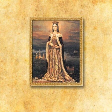 Imagen Religiosa Sobre Tela San Jadwiga