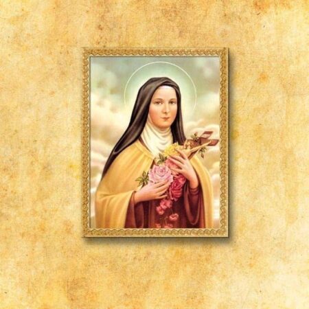 Imagen religiosa sobre tela San Teresa
