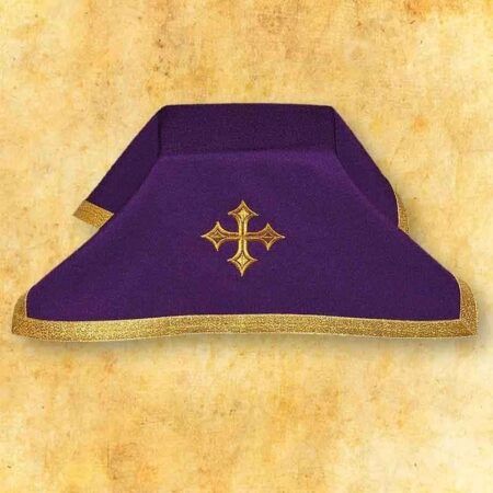Velo para cáliz litúrgico morado 45×45cm