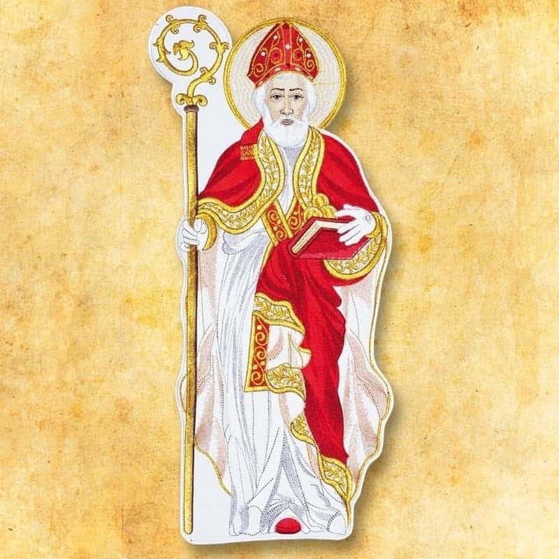 Aplicación bordada San Nicolás Aplicación bordada San Nicolás