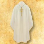 Casulla nupcial bordada
