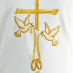 Estola de boda bordada