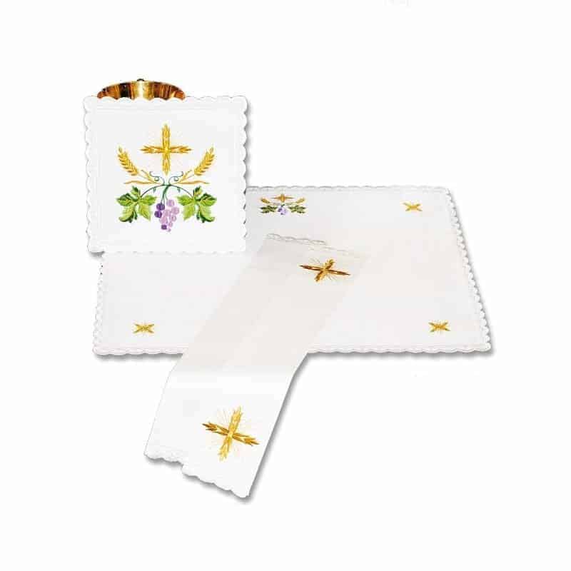 Juego de ropa de altar para el cáliz Racimos de Uva Juego de ropa de altar para el cáliz Racimos de Uva