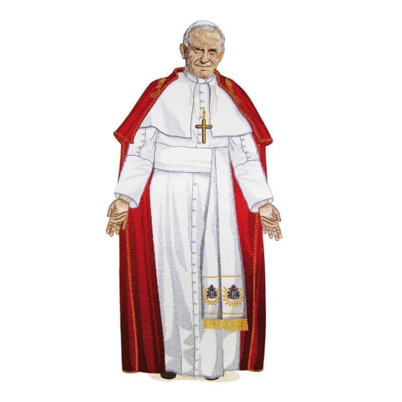 Aplicación bordada San Juan Pablo II Aplicación bordada San Juan Pablo II