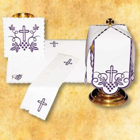 Conjunto de ropa de altar para el cáliz