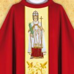 Casulla bordada San Marcelino