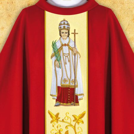 Casulla bordada San Marcelino