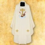 Casulla bordada Franciscana