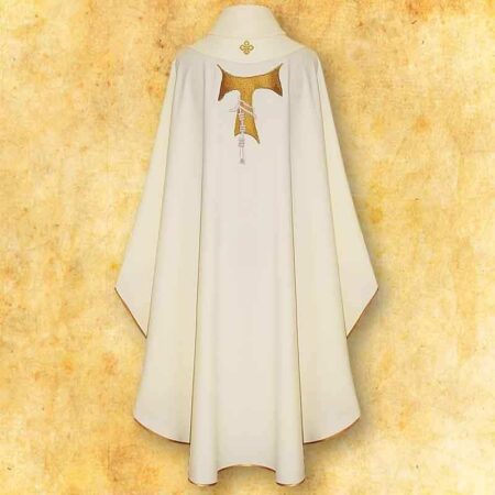 Casulla bordada Franciscana