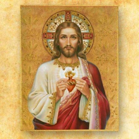Decoración litúrgica Corazón de Jesús