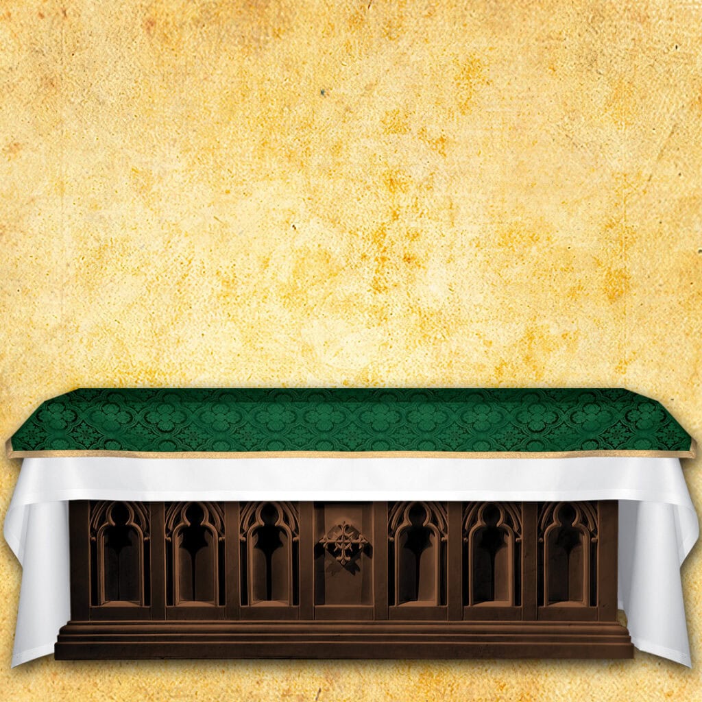 Cubierta de altar de jacquard