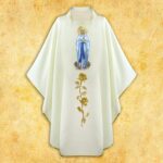 Casulla bordada Madonna Di Lourdes