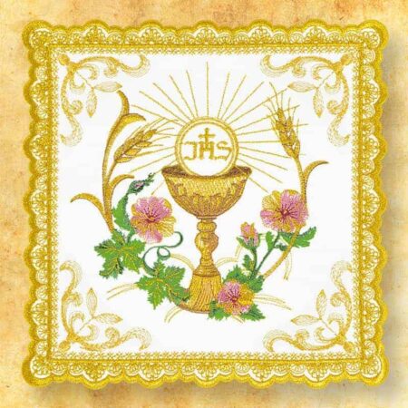 Ropa de altar para el cáliz Gold Kielich