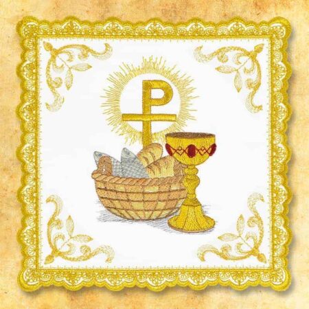 Ropa de altar para el cáliz Gold Dary