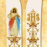 Estola litúrgica con la imagen de Jesús Misericordioso