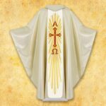 Casulla bordada litúrgica Jesús Resucitado