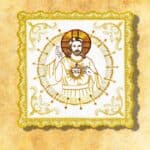 Ropa de altar para el cáliz Gold Jesús