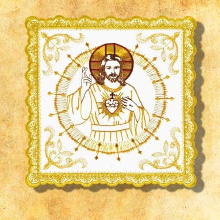 Ropa de altar para el cáliz Gold Jesús