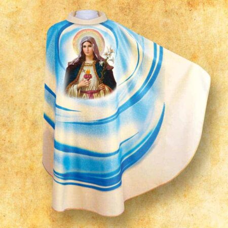 Casulla con la imagen del Corazón de María