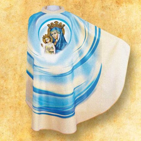 Casulla con la imagen de la Madre de Dios