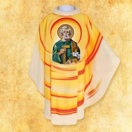Casulla con la imagen de San José Obrero