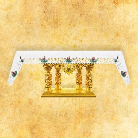 Mantel bordado de Adviento