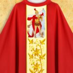 Casulla con la imagen de San Florián