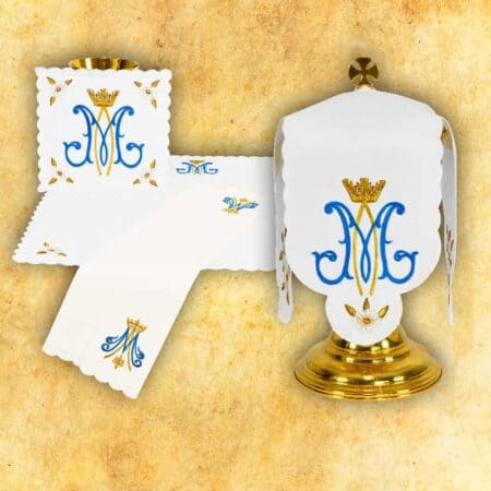 Conjunto de ropa de altar para el cáliz