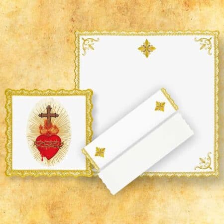 Ropa de altar para el cáliz Corazón de Jesús