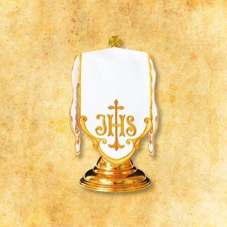 Juego de ropa de altar para el cáliz IHS