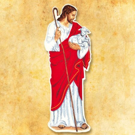 Aplicación bordada Jesús Buen Pastor