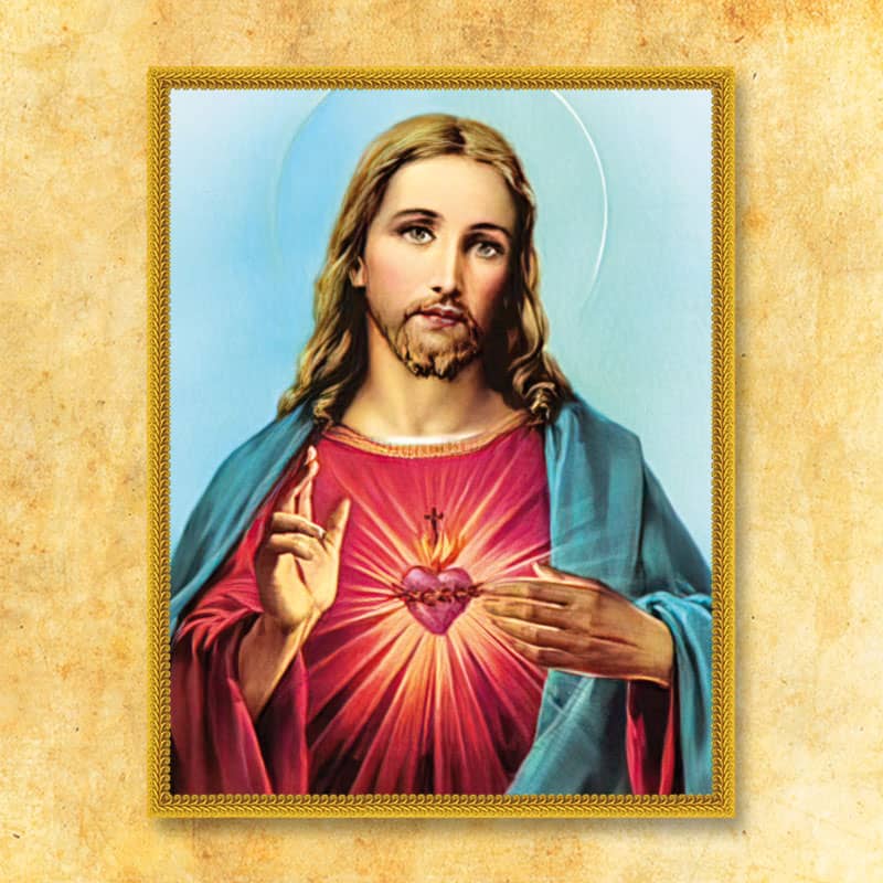 Decoración litúrgica grande con imagen religiosa Decoración litúrgica grande con imagen religiosa