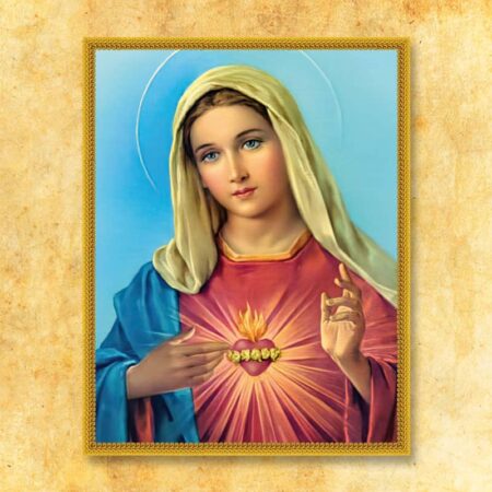 Decoración litúrgica grande con imagen religiosa