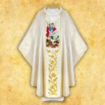 Casulla bordada San Miguel Arcángel