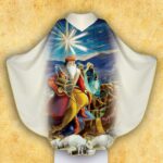 Casulla impresa para Navidad