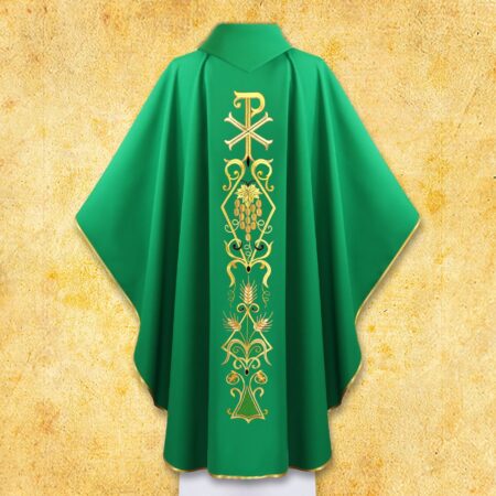 Casulla litúrgica PX verde