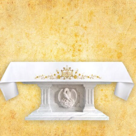 Mantel de altar de boda bordado