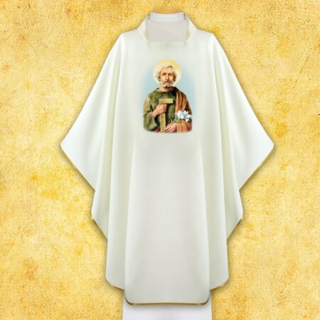 Casulla con imagen de San José